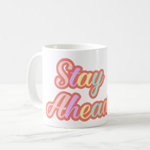 Motivierend Inspirierend Bleib Vorne Kaffeetasse