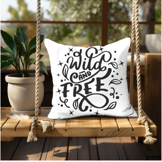 Motivierend inspirierende Anführungszeichen Herber Kissen