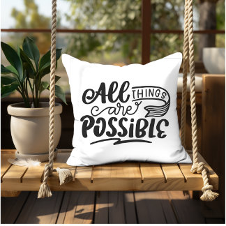 Motivierend inspirierende Anführungszeichen Herber Kissen