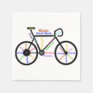 Motivierend, inspirierende oder ermutigende Worte Serviette