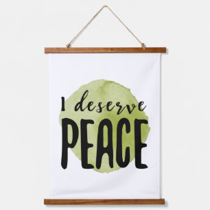 motivierend inspirierende Zitate Wandteppich Mit Holzrahmen