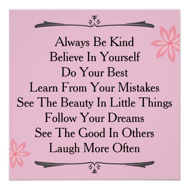 Motivierend inspirierendes Zitat - benutzerdefinie Poster (Vorderseite)