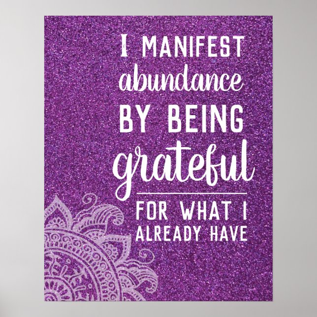 Motivierend inspirierendes Zitat Poster (Vorne)