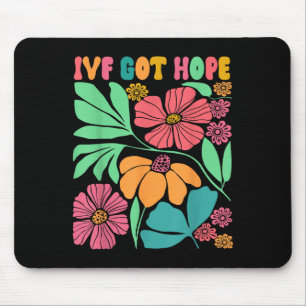 Motivierend Inspiriert Ivf Mama Wildblume Ivf Mama Mousepad