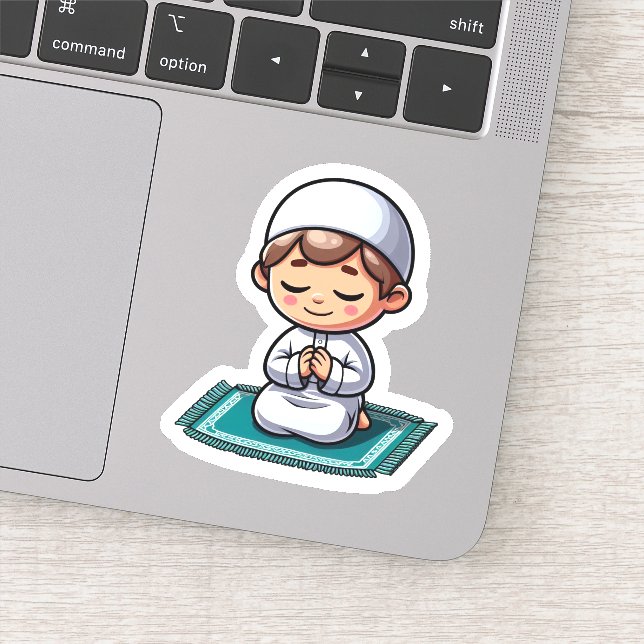 Motivierend islamisches Gebet für muslimische Kind Aufkleber (Detail)