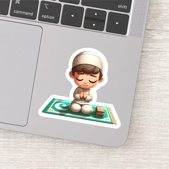 Motivierend islamisches Gebet für muslimische Kind Aufkleber (Detail)