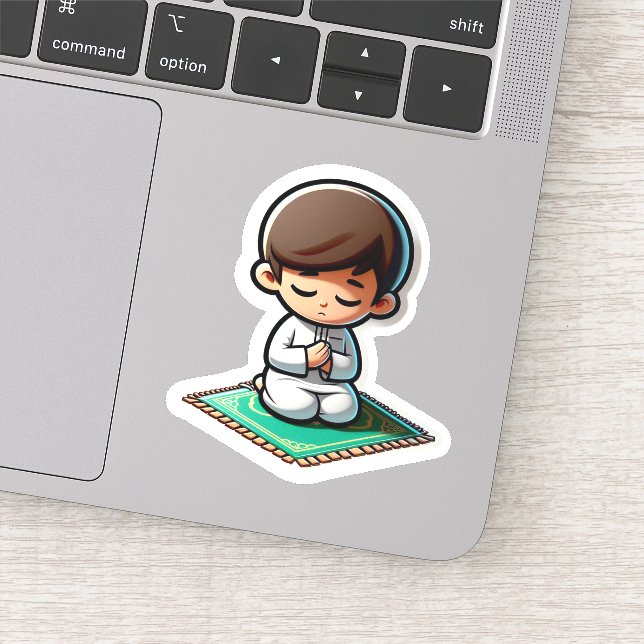 Motivierend islamisches Gebet für muslimische Kind Aufkleber (Detail)