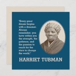 Motivierend JEDER GROSSE DREAM Harriet Tubman