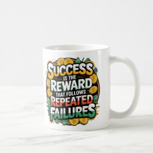 Motivierend Kaffee-Tasse farbenfrohe Inspiration Z Kaffeetasse