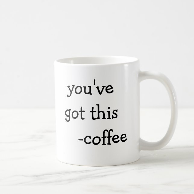 Motivierend Kaffee-Tasse Kaffeetasse (Rechts)