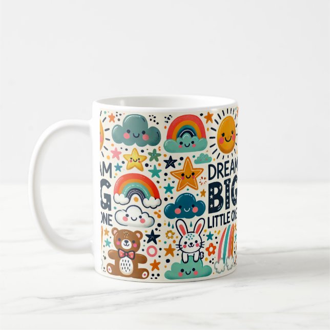 Motivierend Kids Tasse - Traum groß (Links)
