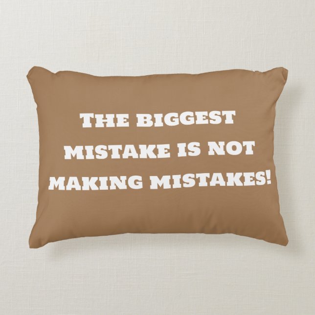 Motivierend Kissen (Vorderseite)