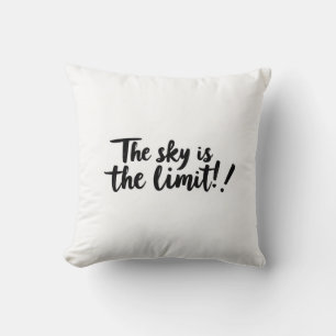 Motivierend Kissen, inspirierendes Zitat, Typograf Kissen