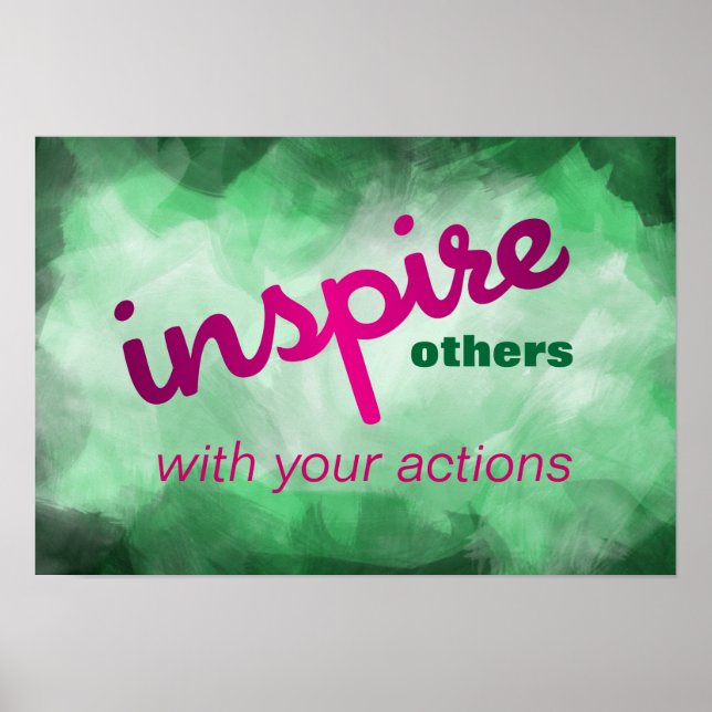 Motivierend Klassenzimmer Poster (Vorne)