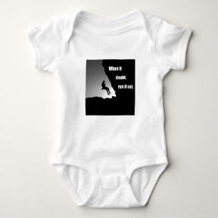 Motivierend Klettergebiet Rockclimbing Sprichwort Baby Strampler