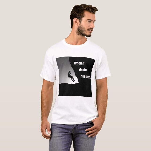 Motivierend Klettern T-Shirt (Vorne ganz)