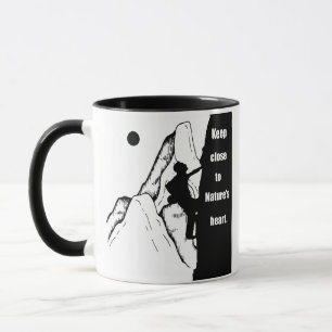 Motivierend Klettern Tasse