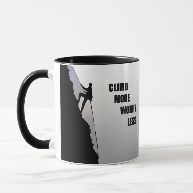 Motivierend Klettern Tasse (Links)