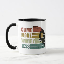 Motivierend KletterSprichwort Tasse