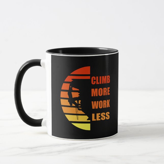 Motivierend KletterSprichwort Tasse (Links)