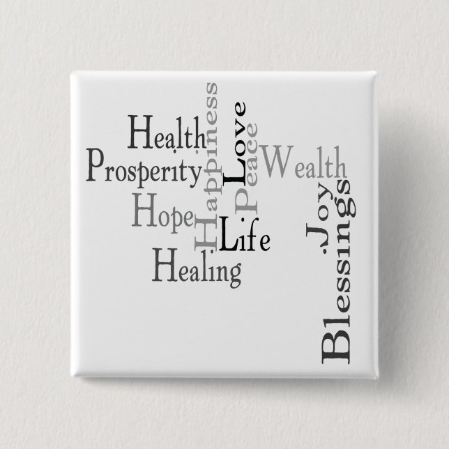 Motivierend Knopf 4 Button (Vorderseite)