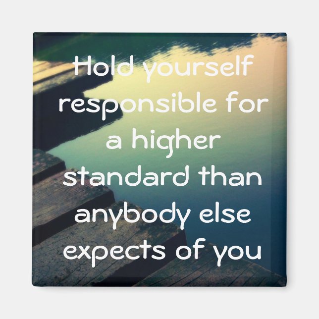 Motivierend Kühlschrankmagnet Magnet (Vorne)