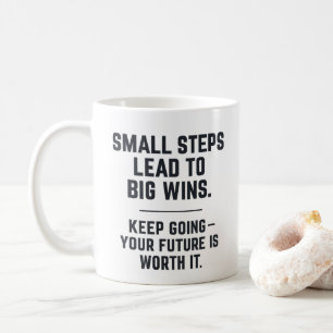 Motivierend, kühne Typografie-Ziele Tägliche Erinn Kaffeetasse