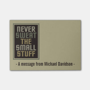 Motivierend kundenspezifische Post-Itanmerkungen Post-it Klebezettel