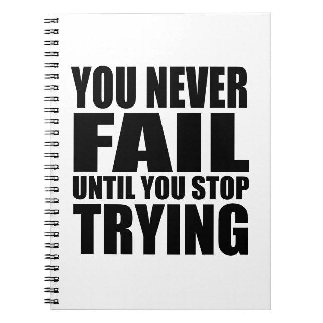 Motivierend Kurserfolg Notizblock (Vorderseite)