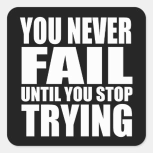 Motivierend Kurserfolg Quadratischer Aufkleber