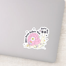 Motivierend langsamer Abgang Aufkleber