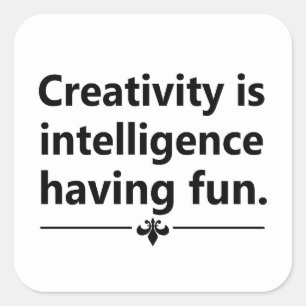 Motivierend Lebensjahr Quadratischer Aufkleber