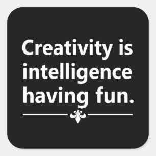 Motivierend Lebensjahr Quadratischer Aufkleber