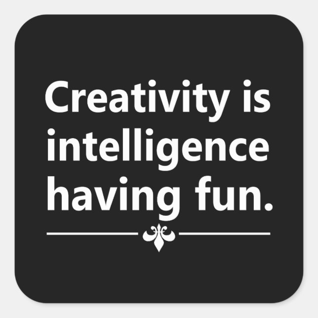 Motivierend Lebensjahr Quadratischer Aufkleber (Vorderseite)