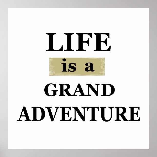 Motivierend Lebensquoten Poster (Vorne)