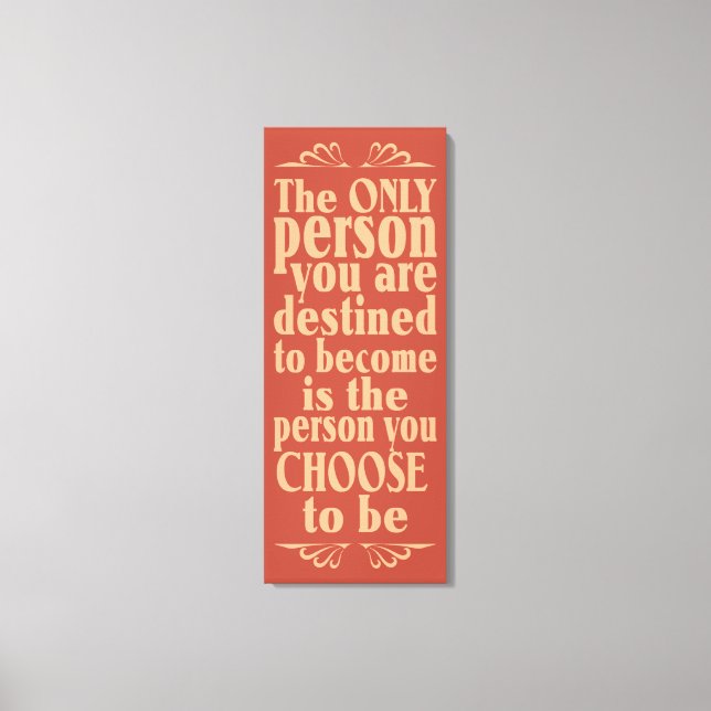 Motivierend Leinwand-Druck Leinwanddruck (Vorderseite)