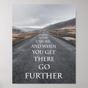 Motivierend Leistung und Ziele Poster