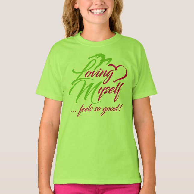 Motivierend Liebe T-Shirt (Vorderseite)
