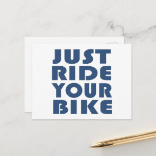 Motivierend Mountainbike-Angebot Postkarte