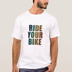 motivierend Mountainbike-Angebot T-Shirt