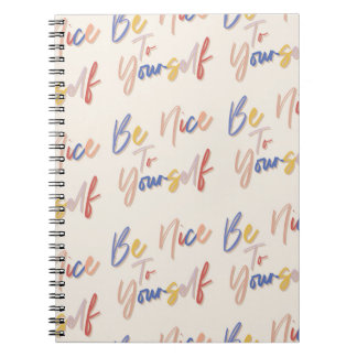 Motivierend Muster in farbenfroher Handzeichnung Notizblock