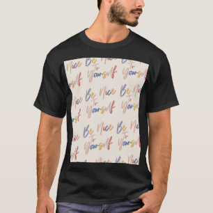 Motivierend Muster in farbenfroher Handzeichnung T-Shirt