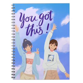 Motivierend Notebook: "You Got This" Notizblock