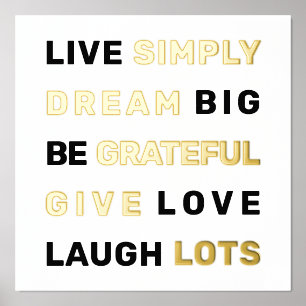 Motivierend Notizbuch Foliendrucke