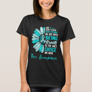 Motivierend Pcos Bewusstsein Sonnenblumen Band Aqu T-Shirt