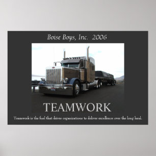 Motivierend Peterbilt Poster