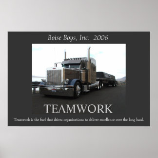Motivierend Peterbilt Poster