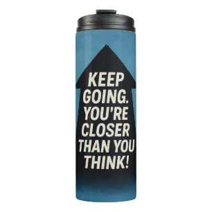 Motivierend Pfeil Thermosbecher
