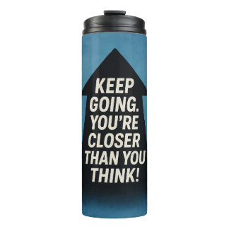 Motivierend Pfeil Thermosbecher