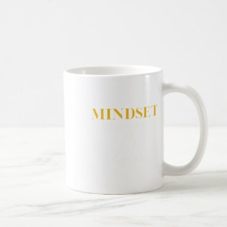 Motivierend Phrase Mindset ist alles - mental Kaffeetasse